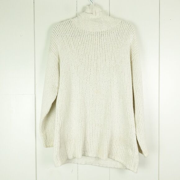 Coldwater Creek Chunky Knit Turtleneck Sweater Womens Size Small White MiUSA - Picture 9 of 12